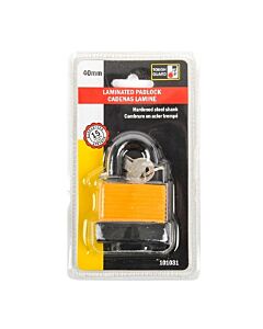 Padlock Laminated 40mm with Plastic Cover Plate