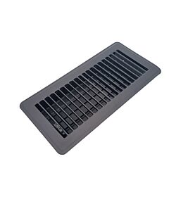 Floor Register Steel 4" X 10" Black