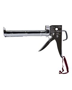 Cradle-Style Chrome Barrel Caulking Gun 9in