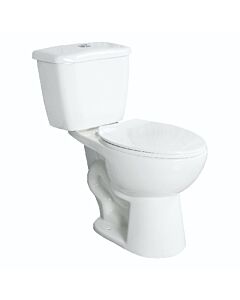 2-Piece Toilet Dual Flush 4L/6L Elongated Bowl White
