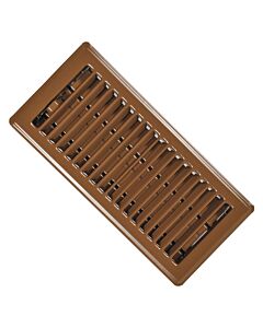 Floor Register Steel 4" X 10" Brown
