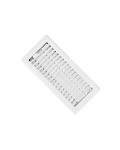 Floor Register Steel 4" X 10" White