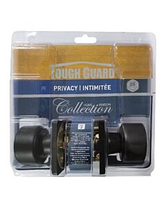 TG Privacy Door Knob Cove Black