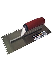 Toolway 1/4" X 1/4" Square Notch Trowel 11" X 4.5"