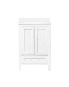 Ove Decors Kansas 24" Pure White Vanity - With White Top & Sink