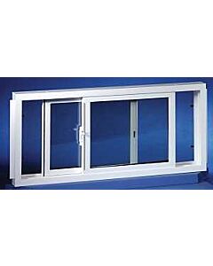 32X16 Utility Double Slider Window Clear 