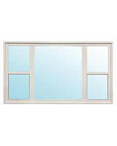 EXTREME Vinyl Window 95x60 Single Hung LEA