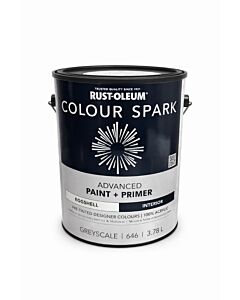 Rust-Oleum Colour Spark Interior Paint + Primer – Greyscale (Eggshell) 3.78L