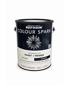 Rust-Oleum Colour Spark Interior Paint + Primer – Ivory Canvas (Eggshell) 3.78L