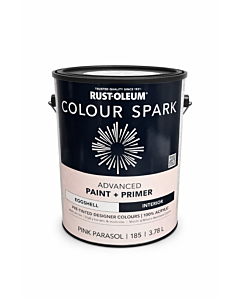 Rust-Oleum Colour Spark Interior Paint + Primer – Pink Parasol (Eggshell) 3.78L
