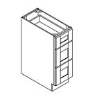 30" Drawer Bank Base Cabinet - Grey Shaker - 30"W x 34.5"H x 24"D