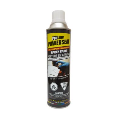 Powerseal ProLine Lacquer Spray Paint – Gray Gloss – 296 mL (10 oz.)