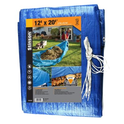 Stinson Blue Poly Tarpaulin – 12' x 20'
