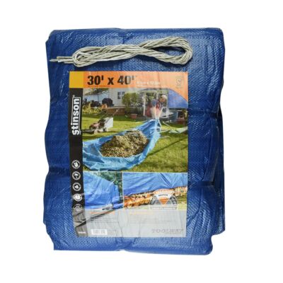 Stinson Blue Poly Tarpaulin – 30' x 40'