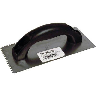 Toolway 3/16" V-Notch Trowel 9" X 4"