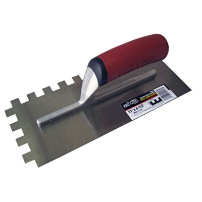 Toolway 1/2" X 1/2" Sqaure Notch Trowel 11" X 4.5"