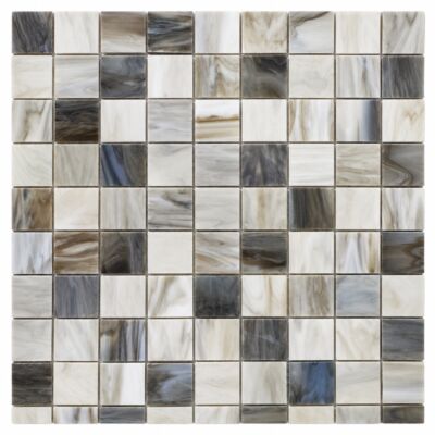 Anatolia Baroque Alabastro 1" x 1" Glossy Stained Glass Mosaic