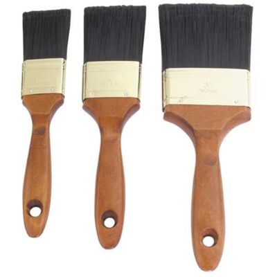 Paint Brush Sets 3pc Wood Han