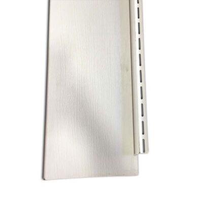 Gentek Oxford D-5 Vinyl Soffit Solid Vertical Siding White 10'