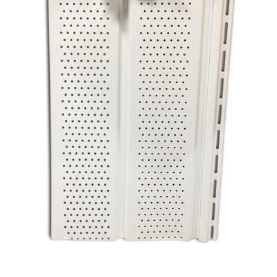 Gentek Oxford D-5 Vinyl Soffit Fully Vented White 12'