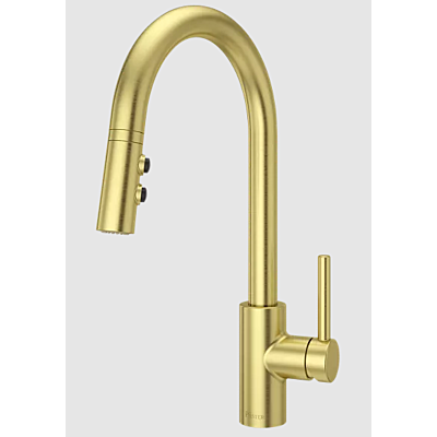 Pfister Fullerton 1-Handle Pull-Down Kitchen Faucet – Brushed Gold